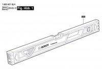 Bosch 1 600 A01 6LK --- Spirit Level Spare Parts